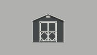 10x16 classic gable shed 360 view